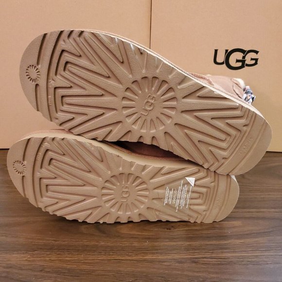 Ugg Women's Bailey Bow Checker Chestnut - Picture 5 of 5